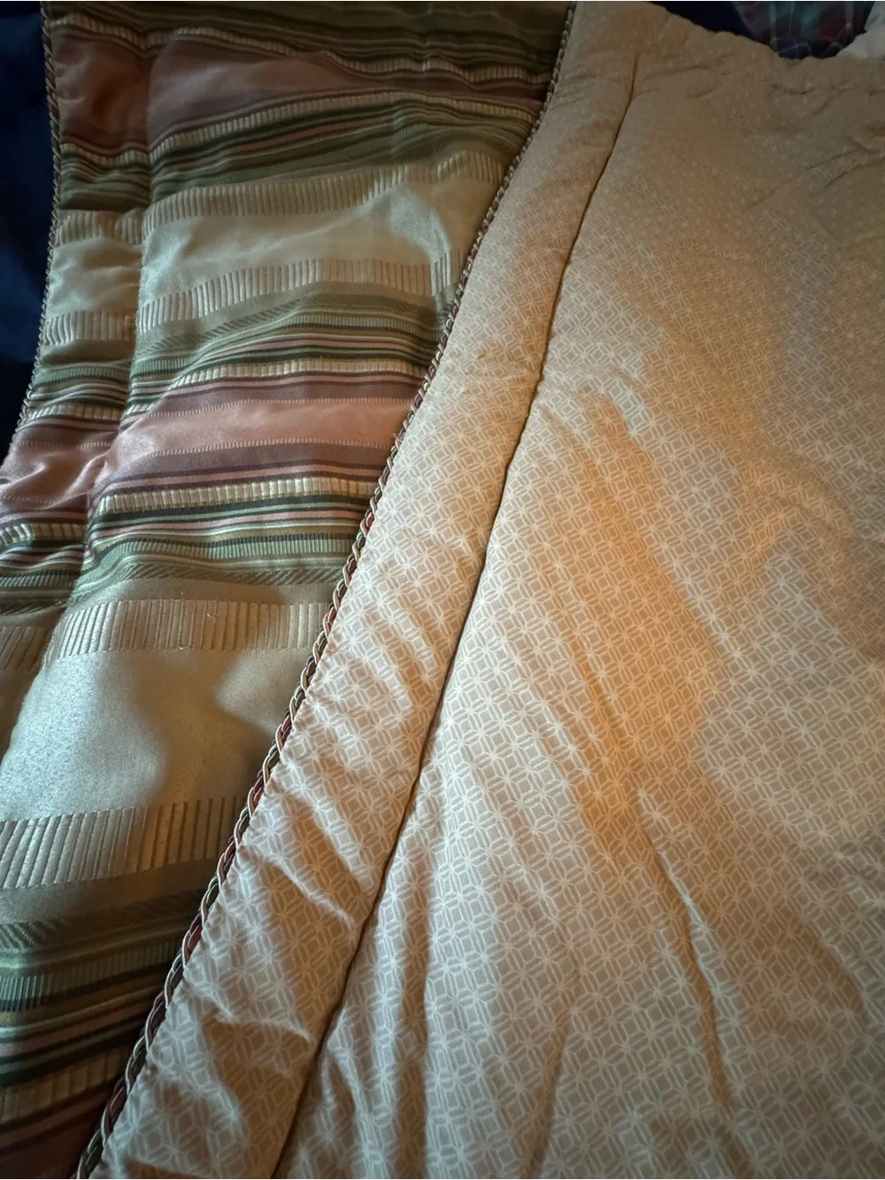 Pillow shams- Olive, Tan, croscill home